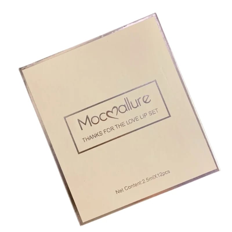 Mocallure 12-Piece Matte Liquid Lipstick Set