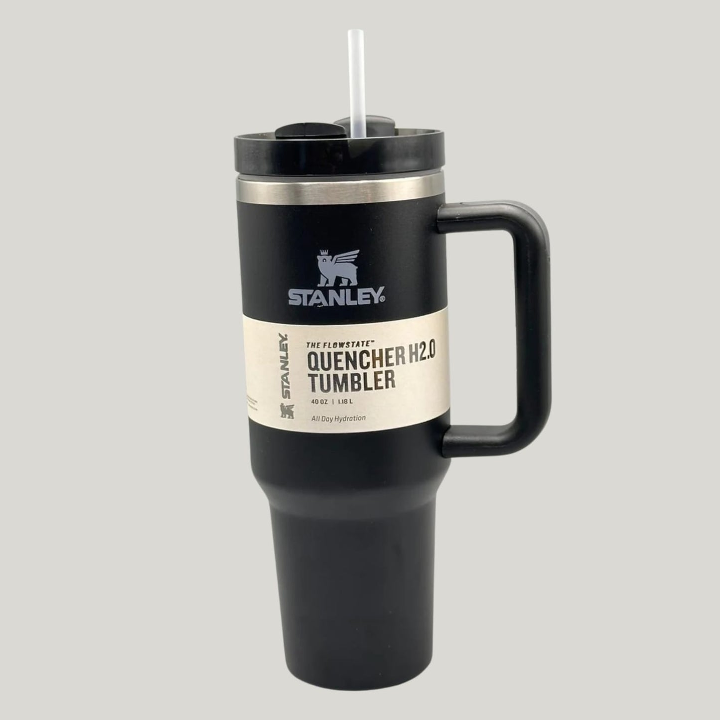 Black Stanley 40oz Stainless Steel Tumbler – Vacuum Insulated