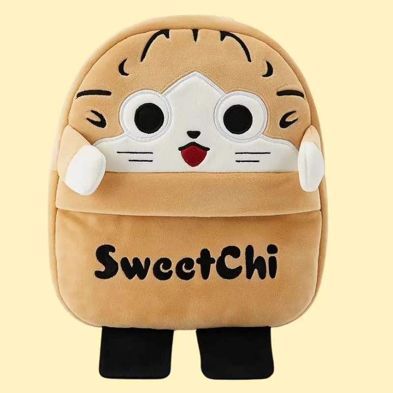 Sweetchi Character Plush Backpack – Cute Stuffed Bag for Girls