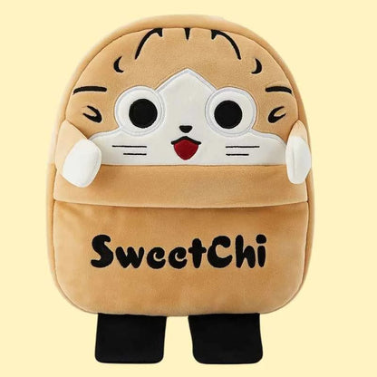 Sweetchi Character Plush Backpack – Cute Stuffed Bag for Girls