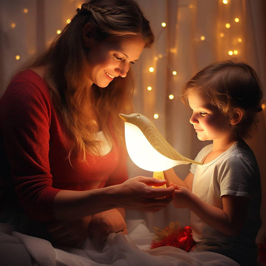 Bird Cordless Table Lamp – 3-Color Touch Dimmer
