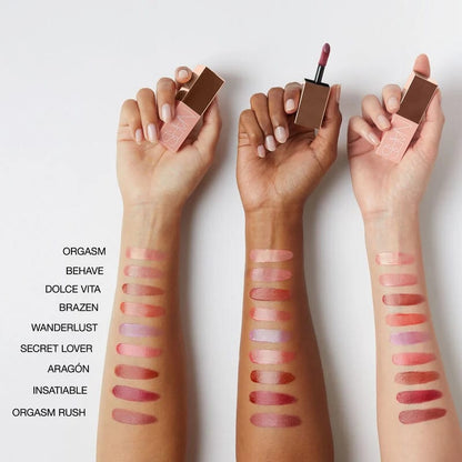 Orgasm | NARS Afterglow Liquid Blush 7ml Buildable Hydrating Blush with Sodium Hyaluronate and Vegan Protein
