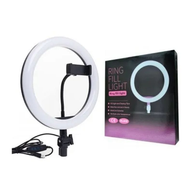 10-Inch LED Ring Light Kit with 7ft Professional Tripod Stand