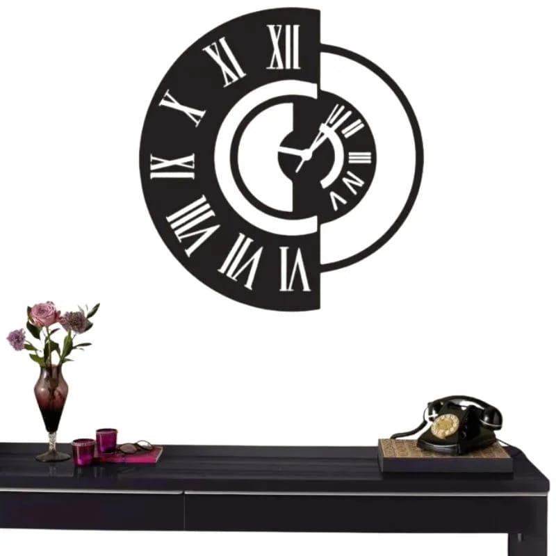 3D DIY Wooden Wall Clock – Silent Quartz Decorative Clock
