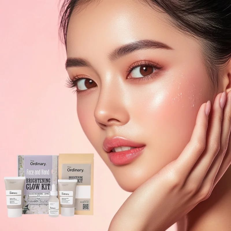 The Ordinary Brightening Glow Kit – Face & Hand Skincare Set