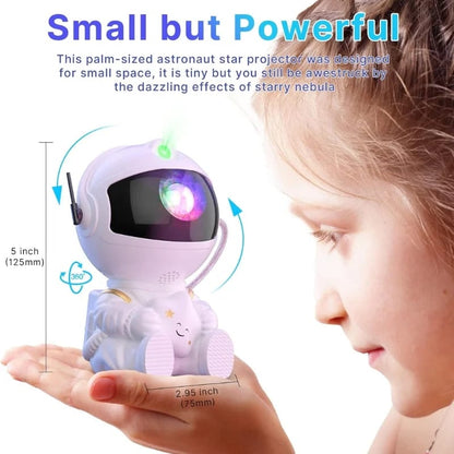 Mini Astronaut Galaxy Projector – Star & Nebula Night Light