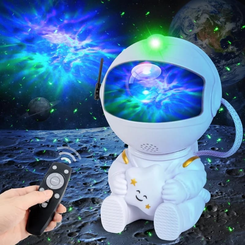 Mini Astronaut Galaxy Projector – Star & Nebula Night Light