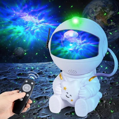Mini Astronaut Galaxy Projector – Star & Nebula Night Light