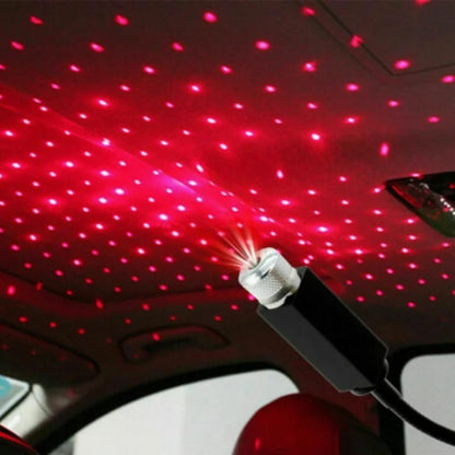 LED Galaxy Star Projector – USB Night Light for Home & Car