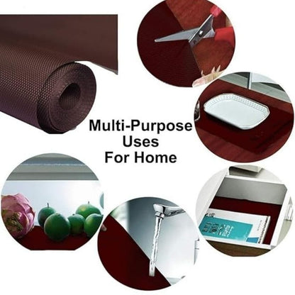Anti-Slip Fridge & Shelf Mat – Waterproof Washable Liner
