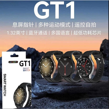 GT1 Smartwatch – Bluetooth Calling & Full Touch HD Display