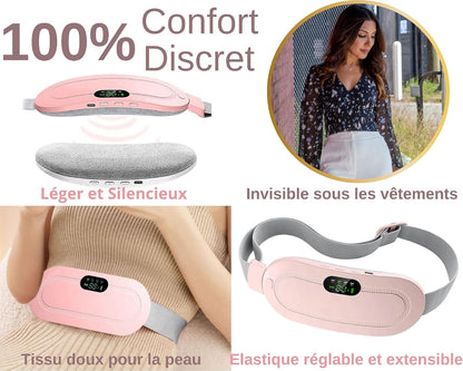 Digital Period Relief Heating Pad – 3 Heat Levels & 4 Vibration Modes