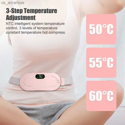 Digital Period Relief Heating Pad – 3 Heat Levels & 4 Vibration Modes