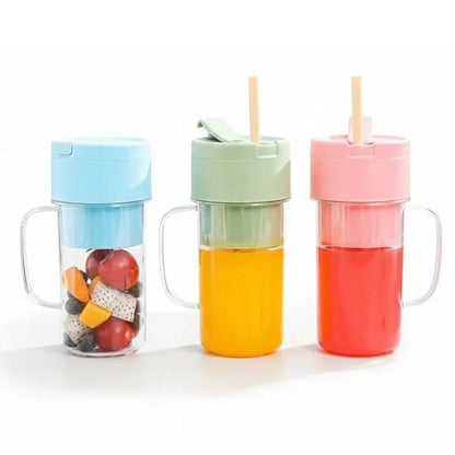 2-in-1 Mini Portable Blender – 6-Blade USB Rechargeable Juicer
