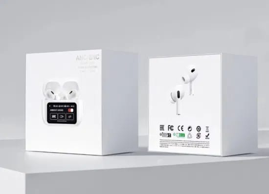 A9 Pro Smart Screen Wireless Earbuds – ANC & Bluetooth 5.4 Technology