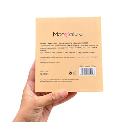 Mocallure 12-Piece Matte Liquid Lipstick Set