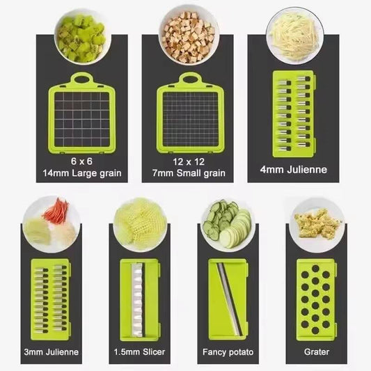 14-in-1 Vegetable Chopper – Multifunctional Mandoline Slicer