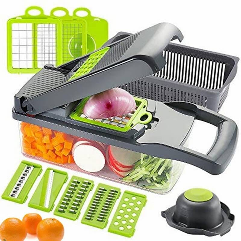 14-in-1 Vegetable Chopper – Multifunctional Mandoline Slicer