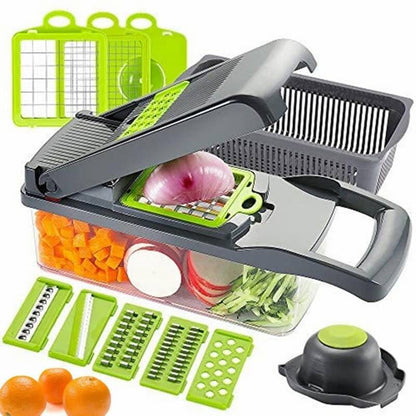 14-in-1 Vegetable Chopper – Multifunctional Mandoline Slicer