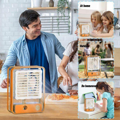 3-in-1 Mini Air Cooler – Portable Desktop Fan & Humidifier