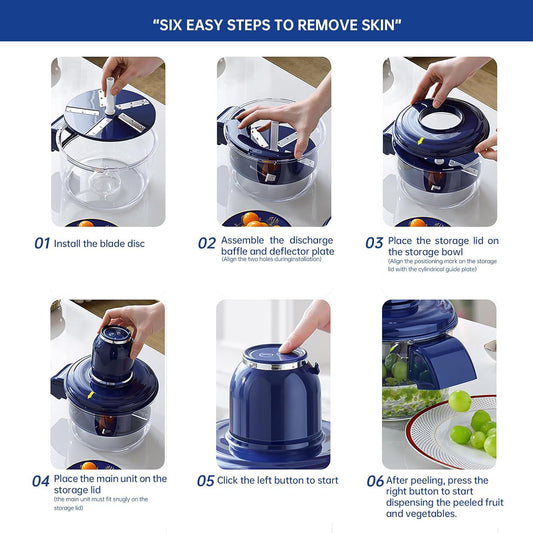 Automatic Electric Fruit Peeler – Effortless Kitchen Peeler