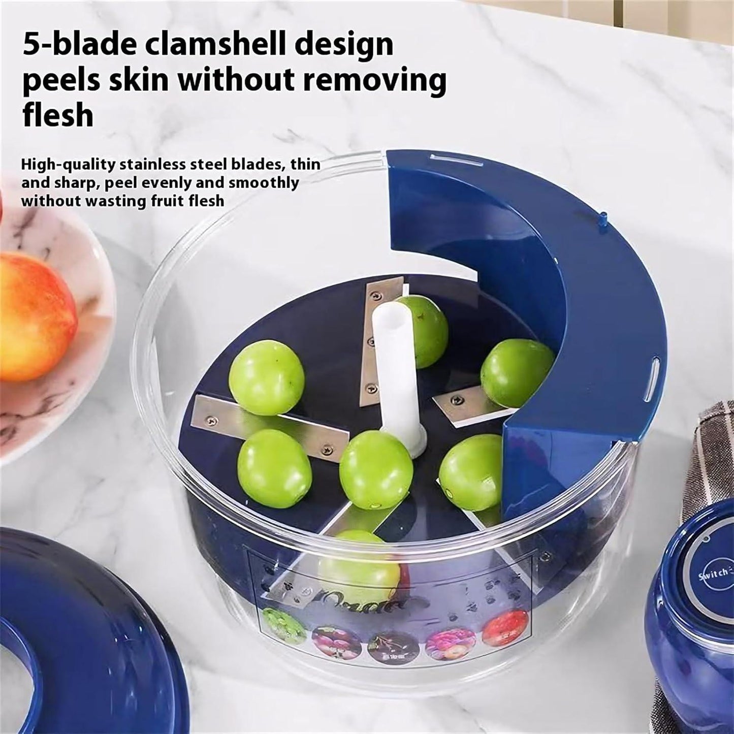 Automatic Electric Fruit Peeler – Effortless Kitchen Peeler