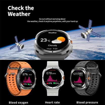 TF7 Ultra Smart Watch – AMOLED Display & Metal Body