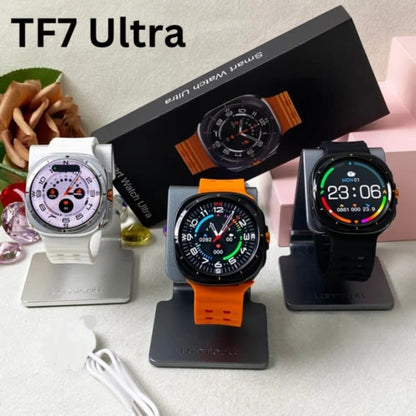TF7 Ultra Smart Watch – AMOLED Display & Metal Body