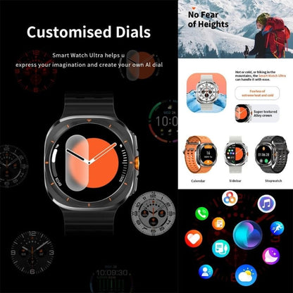 TF7 Ultra Smart Watch – AMOLED Display & Metal Body