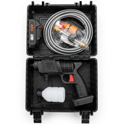 48V Cordless High-Pressure Car Washer – Portable Wireless Spray Gun