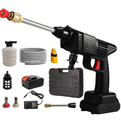 48V Cordless High-Pressure Car Washer – Portable Wireless Spray Gun