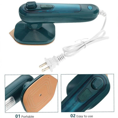 Portable Mini Steam Iron – Handheld Garment Steamer