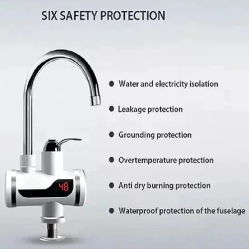 Instant Electric Heating Faucet – Digital Temperature Display