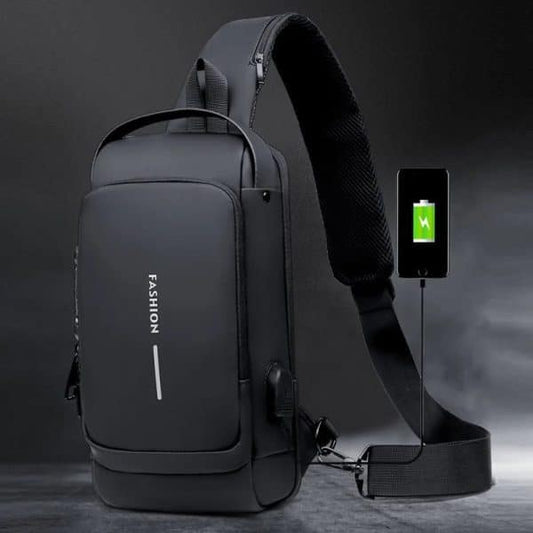 Anti-Theft Crossbody Bag – USB Charging Edition