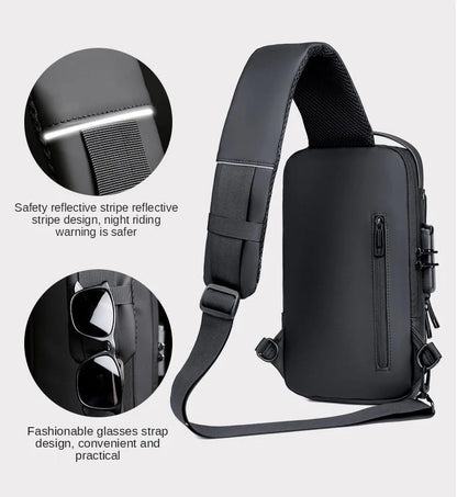 Anti-Theft Crossbody Bag – USB Charging Edition