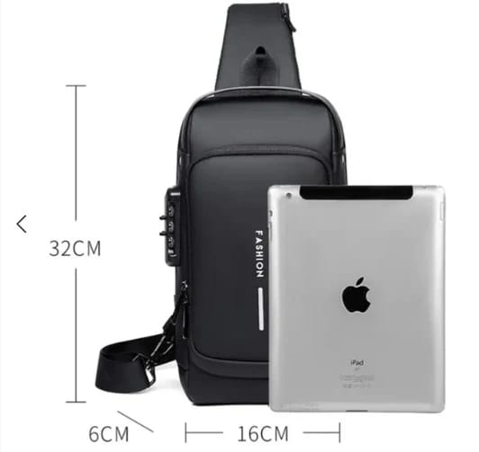 Anti-Theft Crossbody Bag – USB Charging Edition