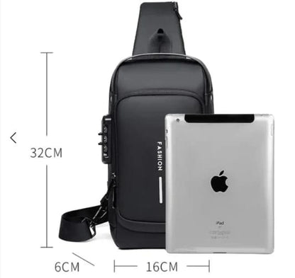Anti-Theft Crossbody Bag – USB Charging Edition