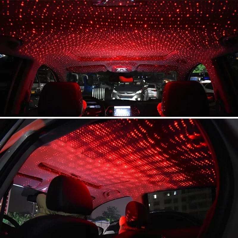 LED Galaxy Star Projector – USB Night Light for Home & Car