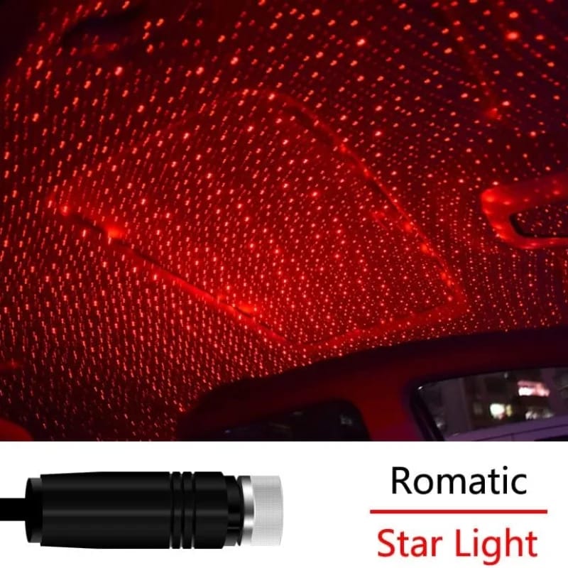 LED Galaxy Star Projector – USB Night Light for Home & Car