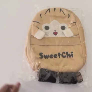 Sweetchi Character Plush Backpack – Cute Stuffed Bag for Girls
